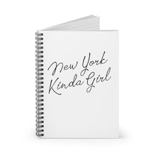Load image into Gallery viewer, New York Kinda Girl Spiral Notebook - Ruled Line