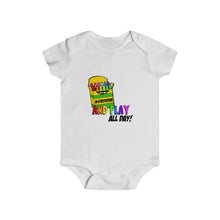 Load image into Gallery viewer, Stay Home And Play- Clothes For A Cause- Infant Rip Snap Tee
