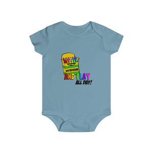 Stay Home And Play- Clothes For A Cause- Infant Rip Snap Tee