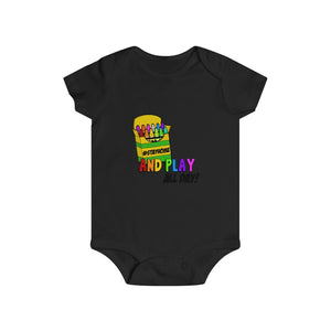 Stay Home And Play- Clothes For A Cause- Infant Rip Snap Tee